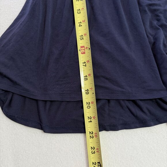 Torrid Women's Super Soft Stretch Crisscross Flowy Navy Knit Top Size 1 US 1X - Picture 7 of 7